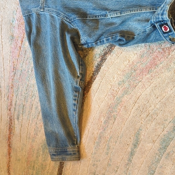 Denim Barn Jacket Vintage By Hovland Sioux Iowa Cowboy Cowgirl y2k Western - Picture 11 of 16